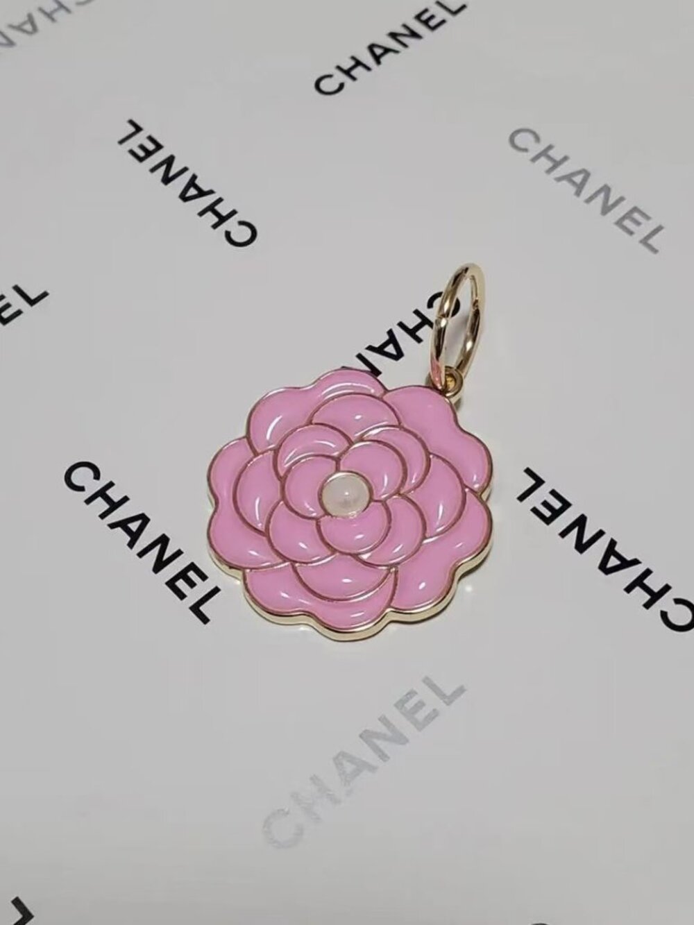 Chanel 2026 Limited Edition Mother's Day Pink Camellia Charm
